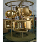 Машина плакировкой золота вакуума иона ПВД дуги Санитарываре высокой эффективности большой емкости керамическая Мулти