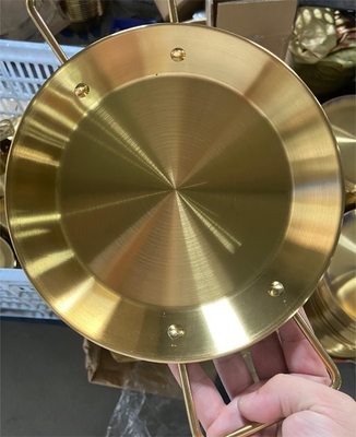 Мебель из нержавеющей стали Столовой стул Титановый PVD Machine