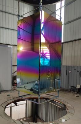 Высококачественная нержавеющая сталь Золотые часы с многодужной ионной покрытием