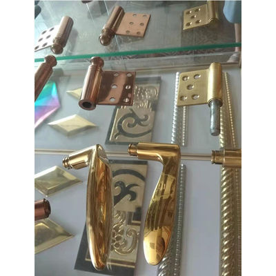 Машина для нанесения PVD-покрытия из нитрида титана на дверные ручки