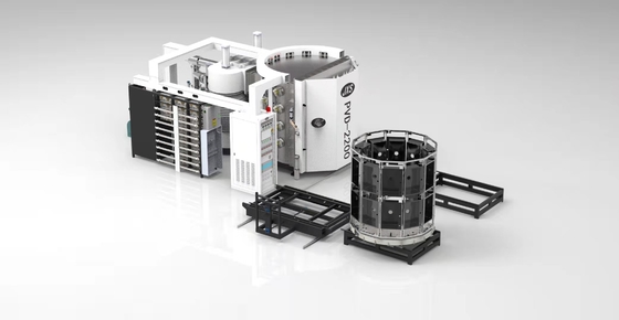 65KW хронометрирует лакировочную машину оборудования для нанесения покрытия PVD мобильного телефона стеклянную